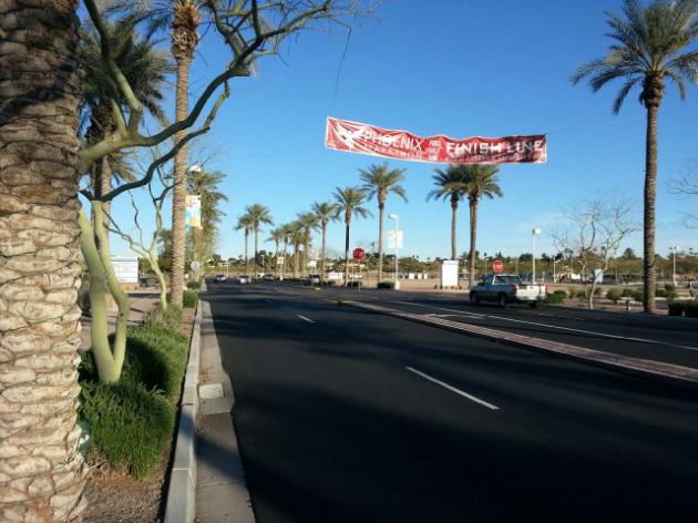 The finishing stretch.