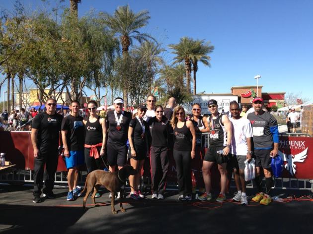 ONE at Phoenix Marathon. Great job to all!